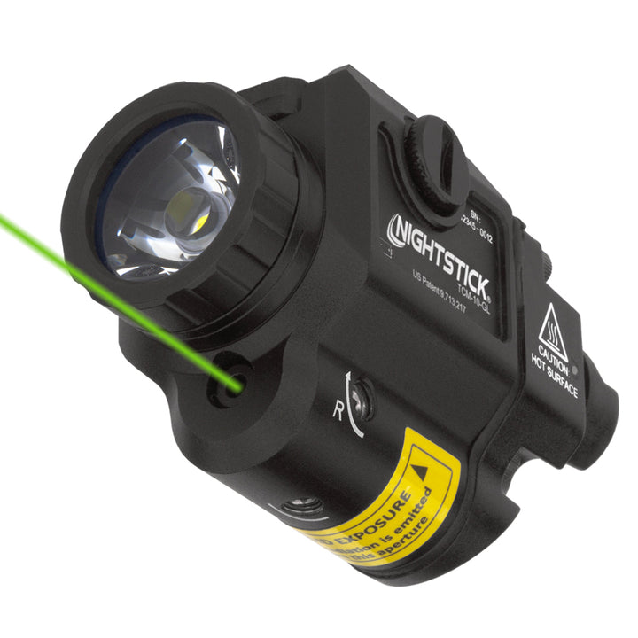 TCM-10-GL Compact Weapon-Mounted Light w/Green Laser