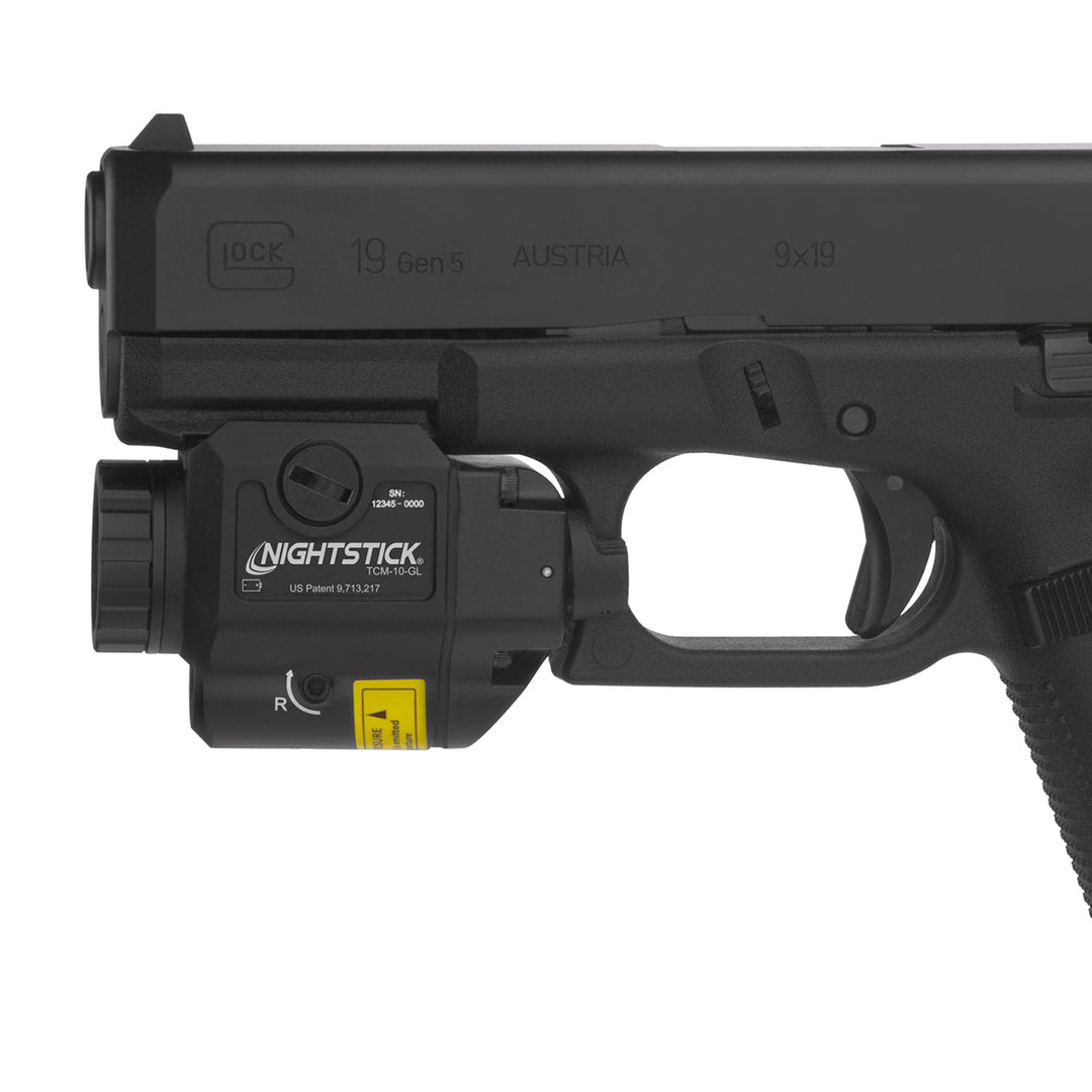 TCM-10-GL Compact Weapon-Mounted Light w/Green Laser
