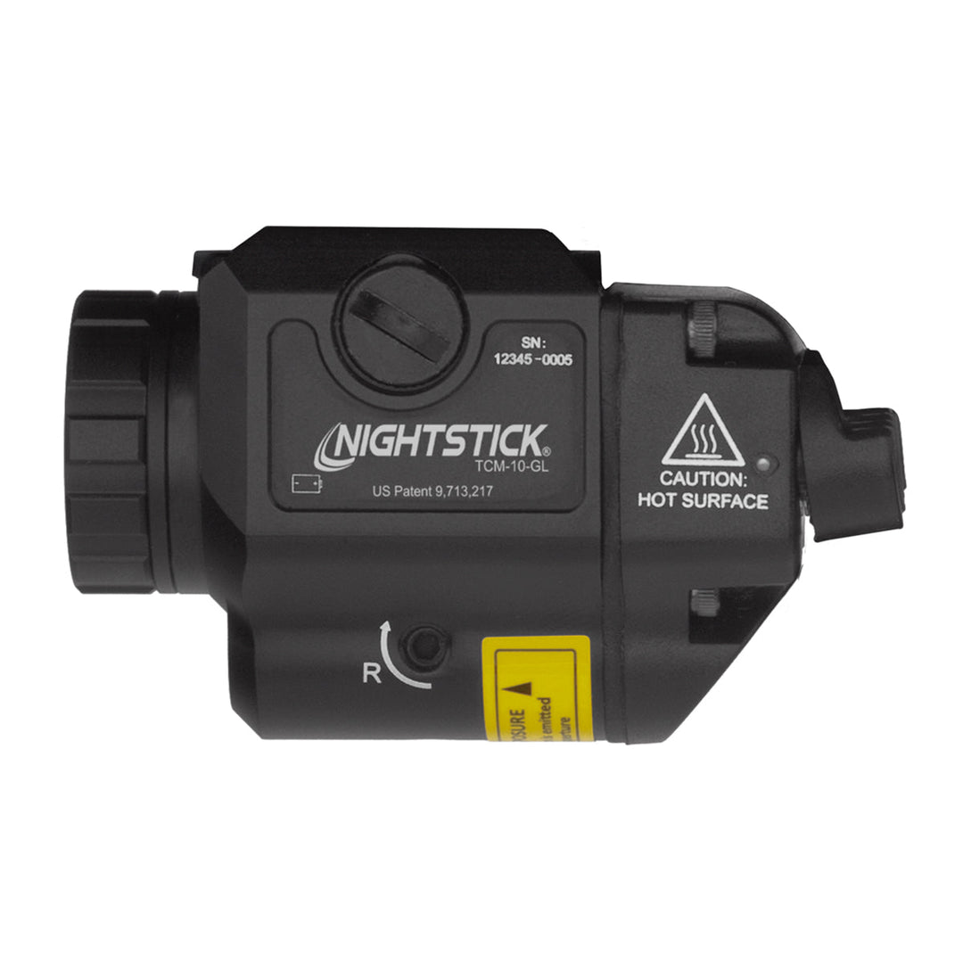 TCM-10-GL Compact Weapon-Mounted Light w/Green Laser