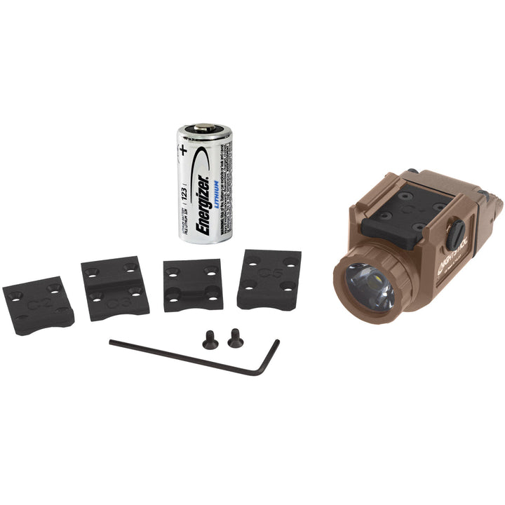 TCM-10F: Compact Weapon-Mounted Light - Flat Dark Earth