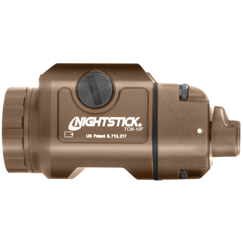 TCM-10F: Compact Weapon-Mounted Light - Flat Dark Earth