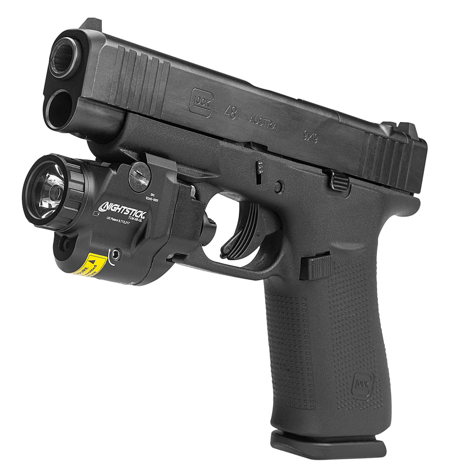 TCM-5B-GL: Subcompact Weapon-Mounted Light for Narrow Rail Handguns w/Green Laser