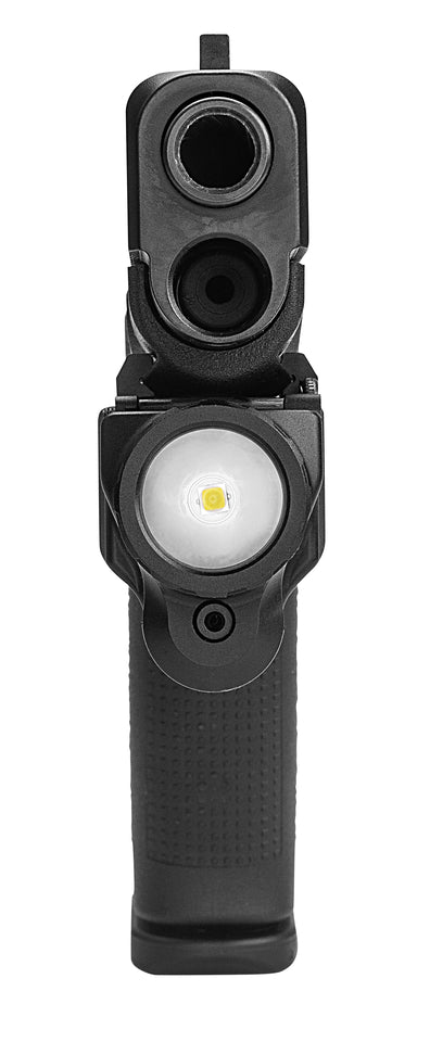 TCM-5B-GL: Subcompact Weapon-Mounted Light for Narrow Rail Handguns w/Green Laser