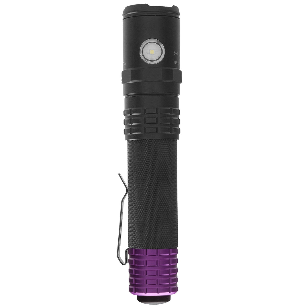 UVR-588XL: USB Rechargeable UV Flashlight - Black