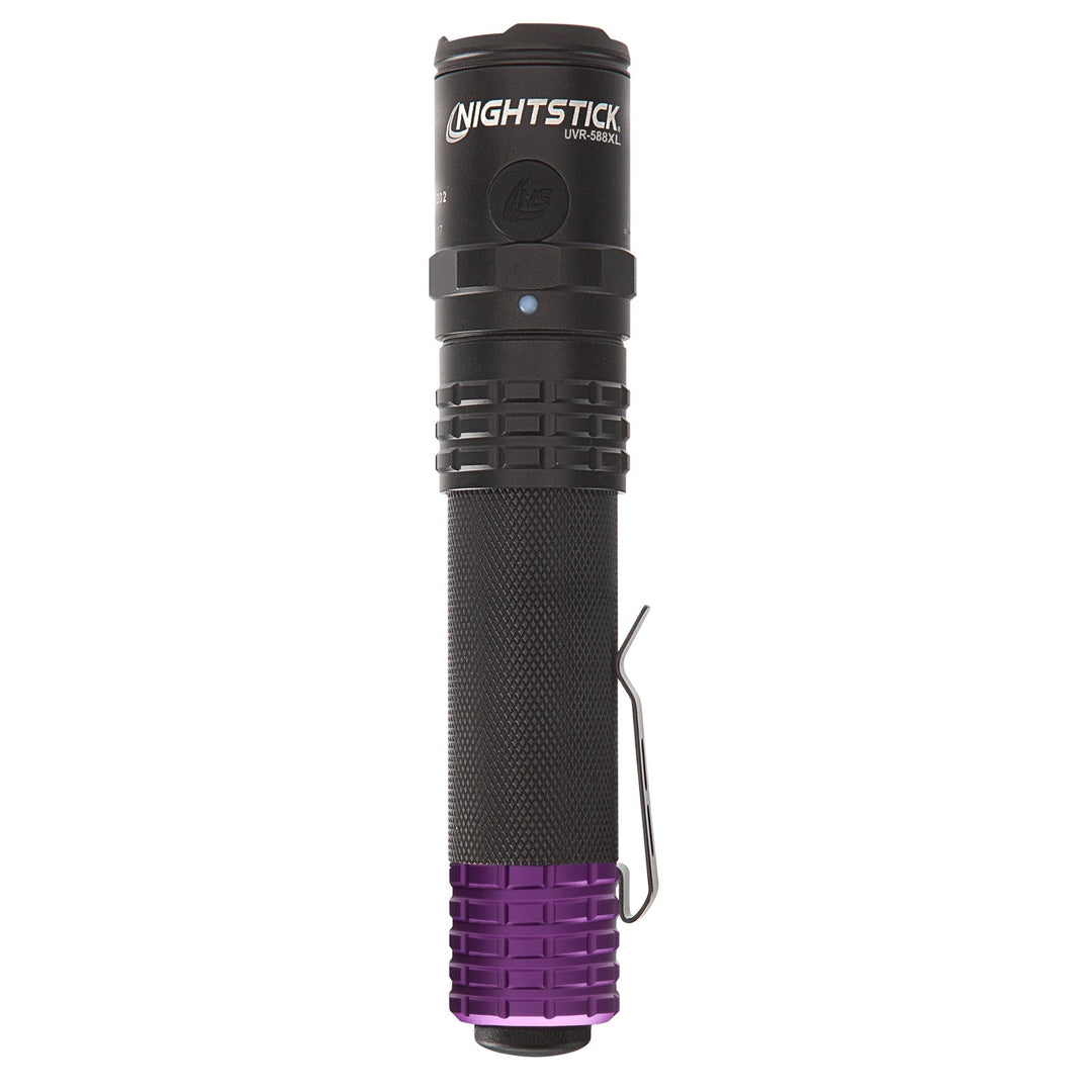 UVR-588XL: USB Rechargeable UV Flashlight - Black