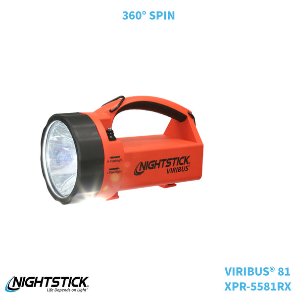 XPR-5581RX: VIRIBUS® 81 IS Rechargeable Dual-Light Lantern