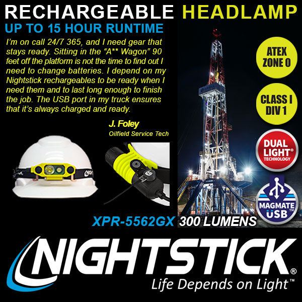 XPR-5562GX [Zone 0] DICATA® USB IS Dual-Light™ Headlamp